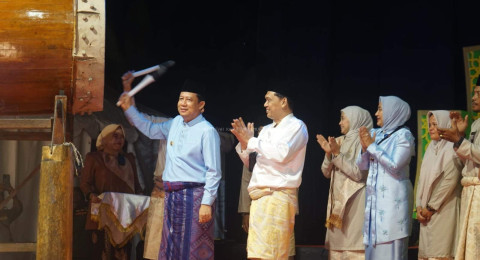 Bupati Muaro Jambi, Dr. Bambang Bayu Suseno Buka Musabaqah Tilawatil Qur'an (MTQ) ke-28 Tingkat Kecamatan Kumpeh Ulu di Desa Sumber Jaya